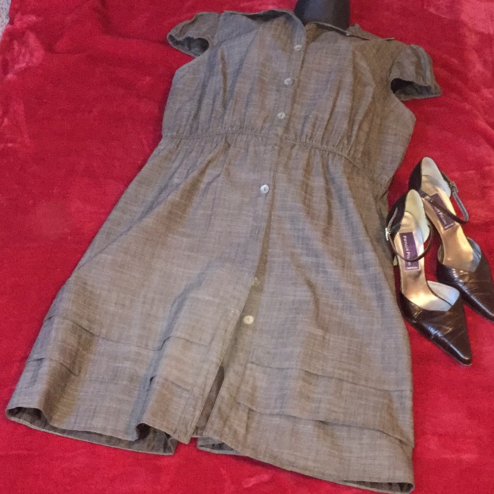 Brown Cotton Dress